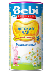 Чай детский Bebi Premium Ромашковый, 4m+, 200гр